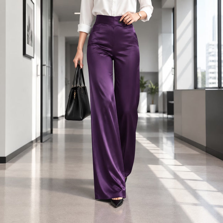 Anouk - Pantaloni eleganti a palazzo a vita alta
