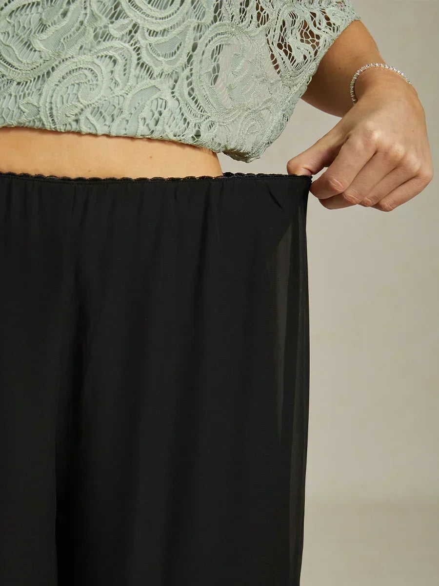 Tairess - Pantaloni a gamba larga