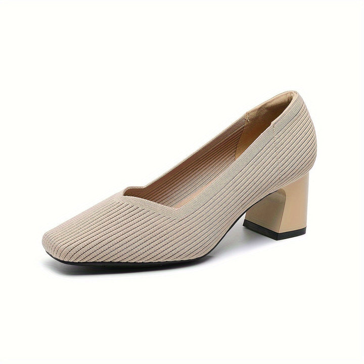 Hetty - Scarpe da ballo con tacco quadrato