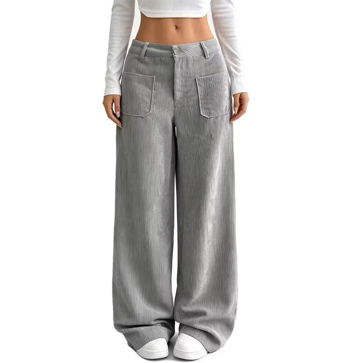 Eithne - Pantaloni a gamba larga dal tocco morbido