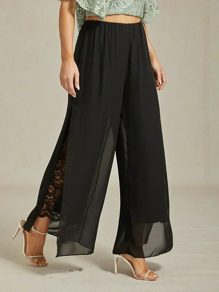 Tairess - Pantaloni a gamba larga