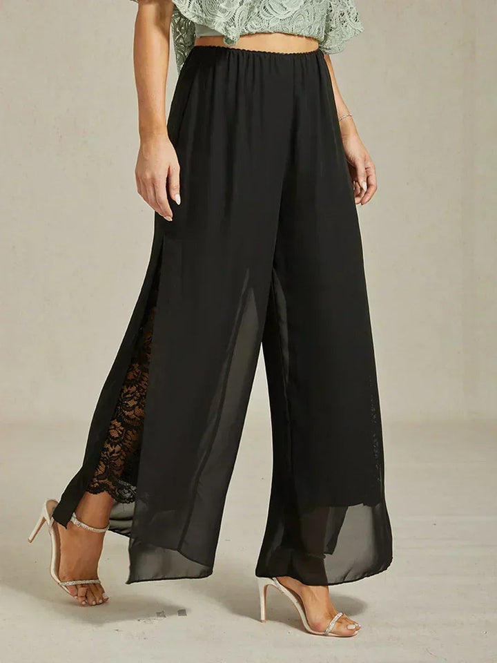 Tairess - Pantaloni a gamba larga
