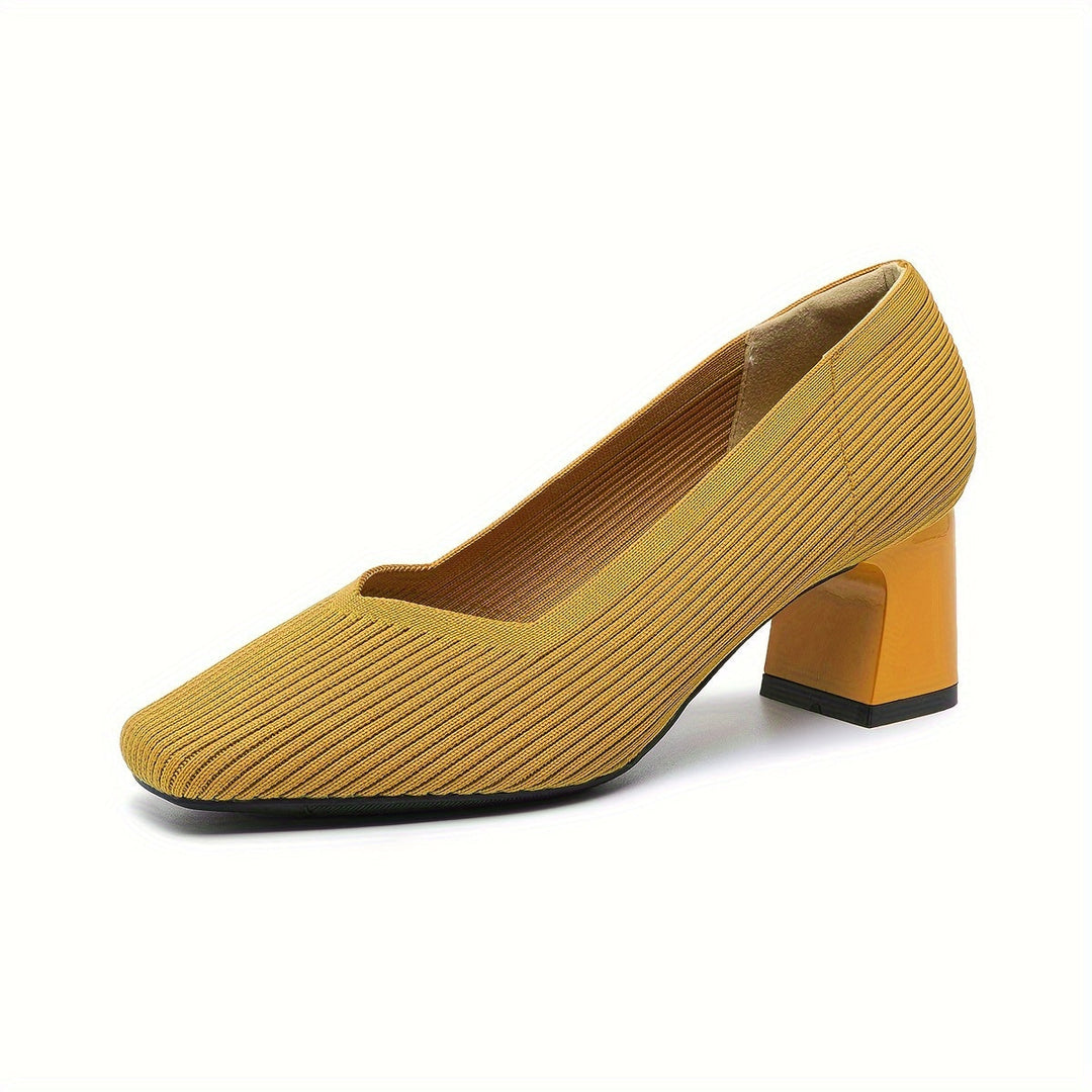 Hetty - Scarpe da ballo con tacco quadrato