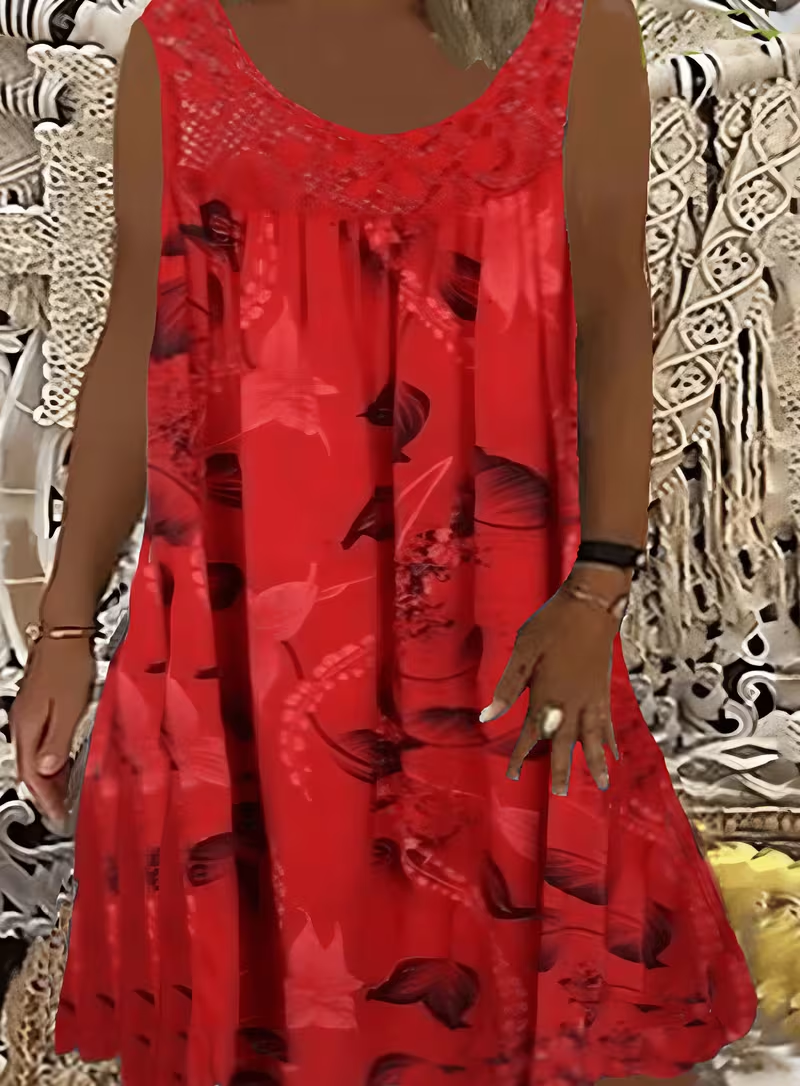 Ariadne - Abito elegante a stampa floreale