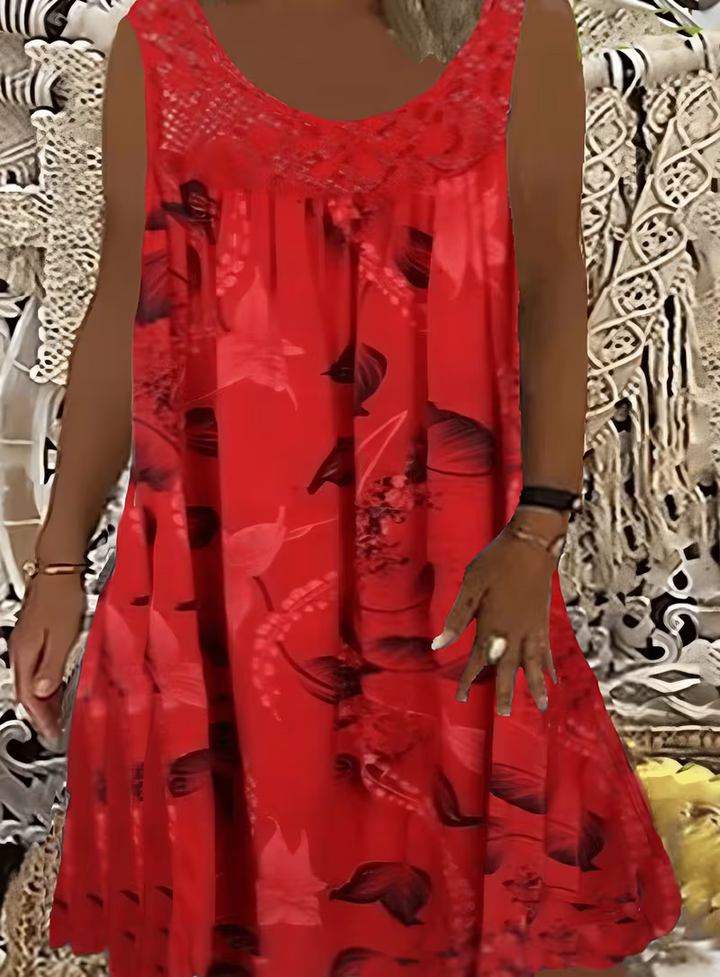 Ariadne - Abito elegante a stampa floreale