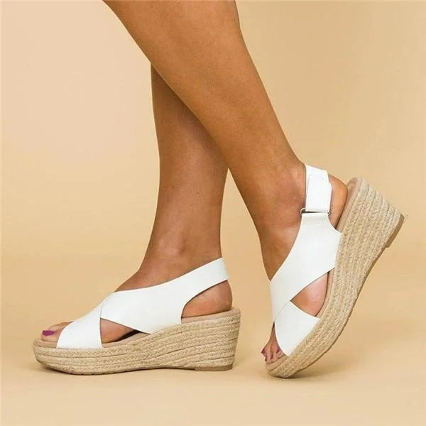 Zadie - Sandali casual con plateau e cinturini incrociati