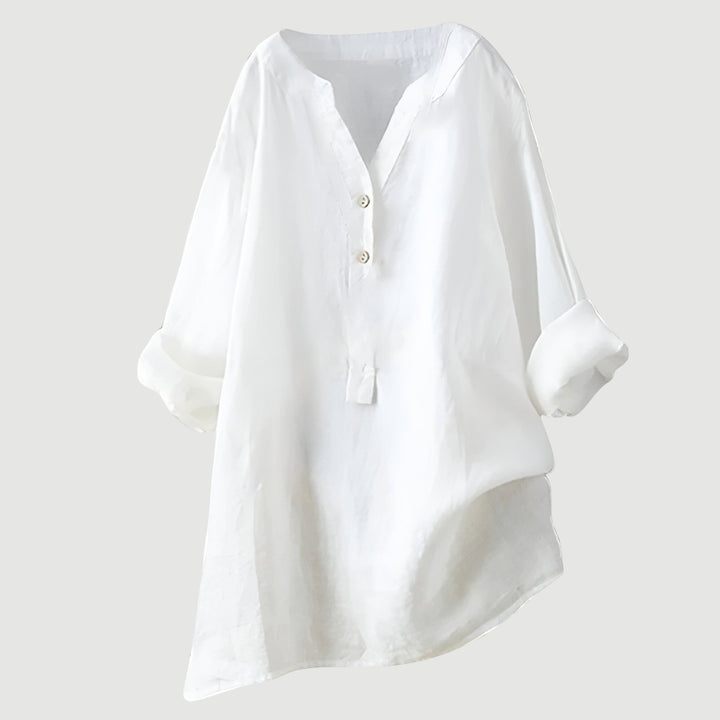 Ambra - Blusa leggera in lino