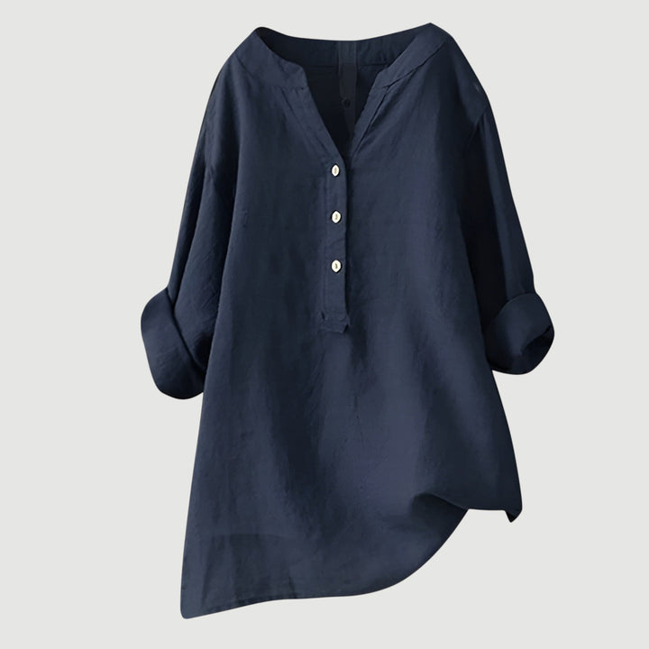 Ambra - Blusa leggera in lino