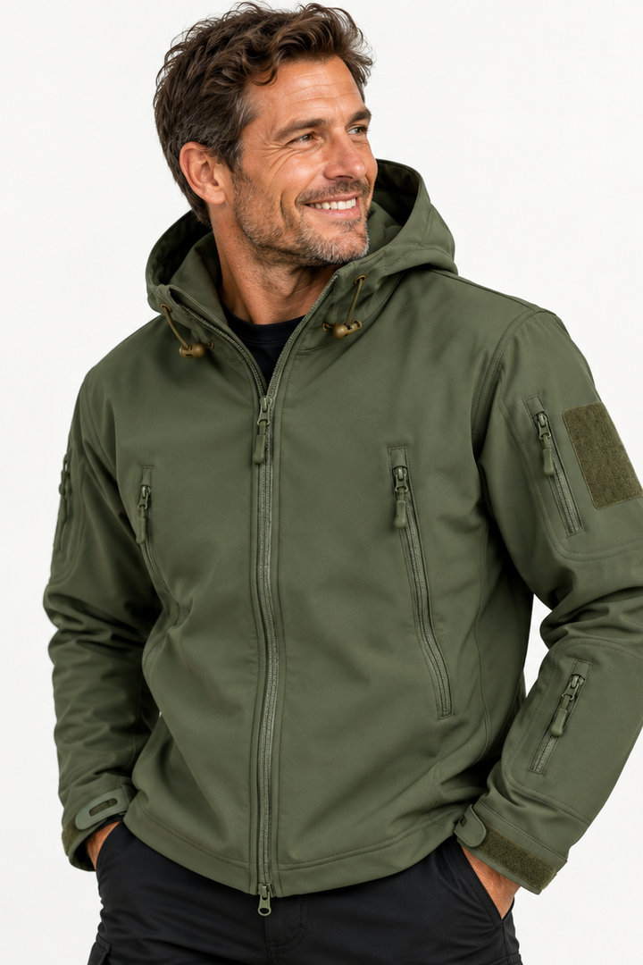 Arno - Giacca slim fit con cappuccio
