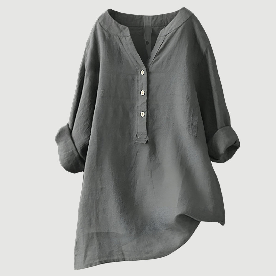Ambra - Blusa leggera in lino
