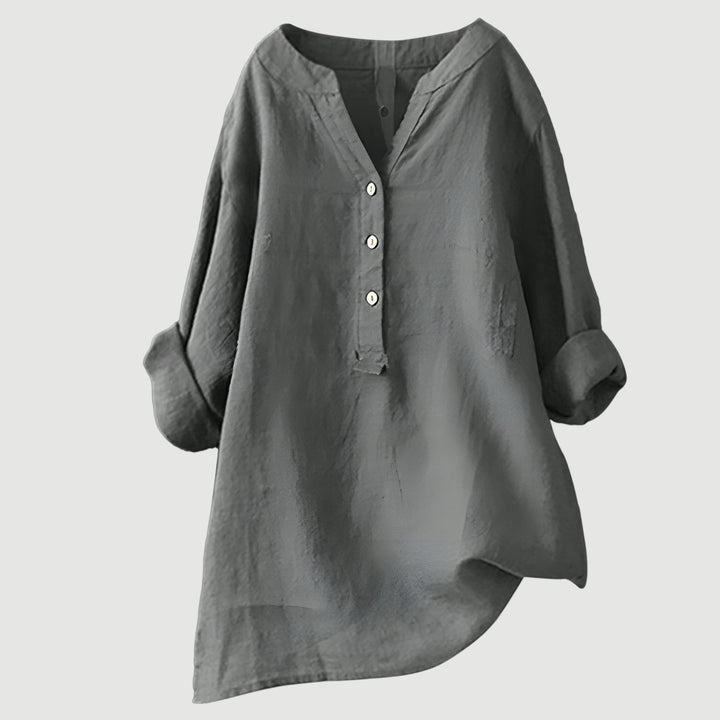 Ambra - Blusa leggera in lino