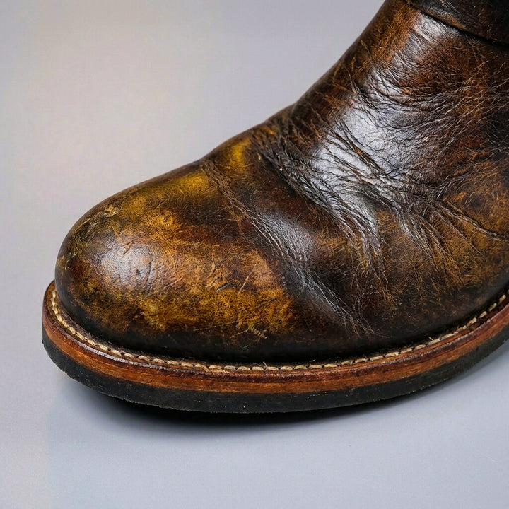 Gideon - Stivali in pelle con fibbia vintage