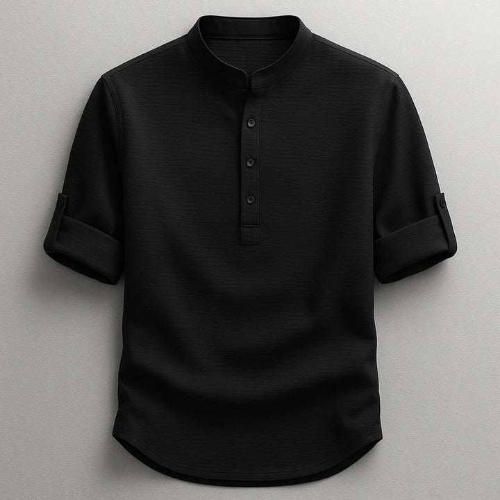 Jarvis - Maglia Henley lavorata
