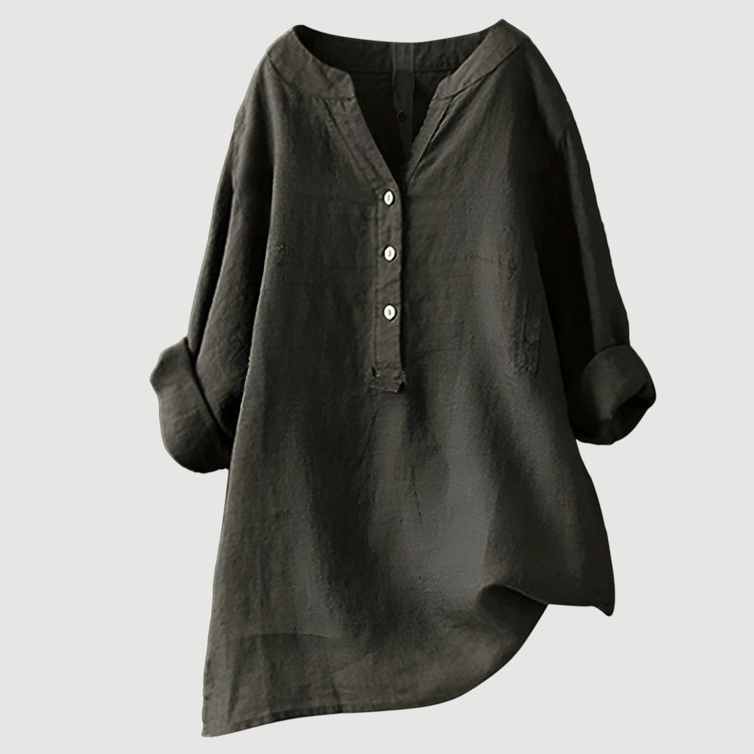 Ambra - Blusa leggera in lino