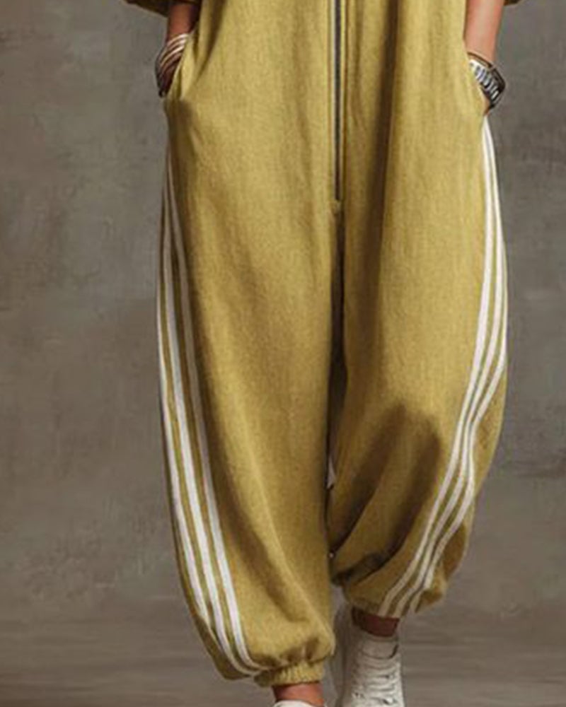 Lurelle - Jumpsuit con zip frontale