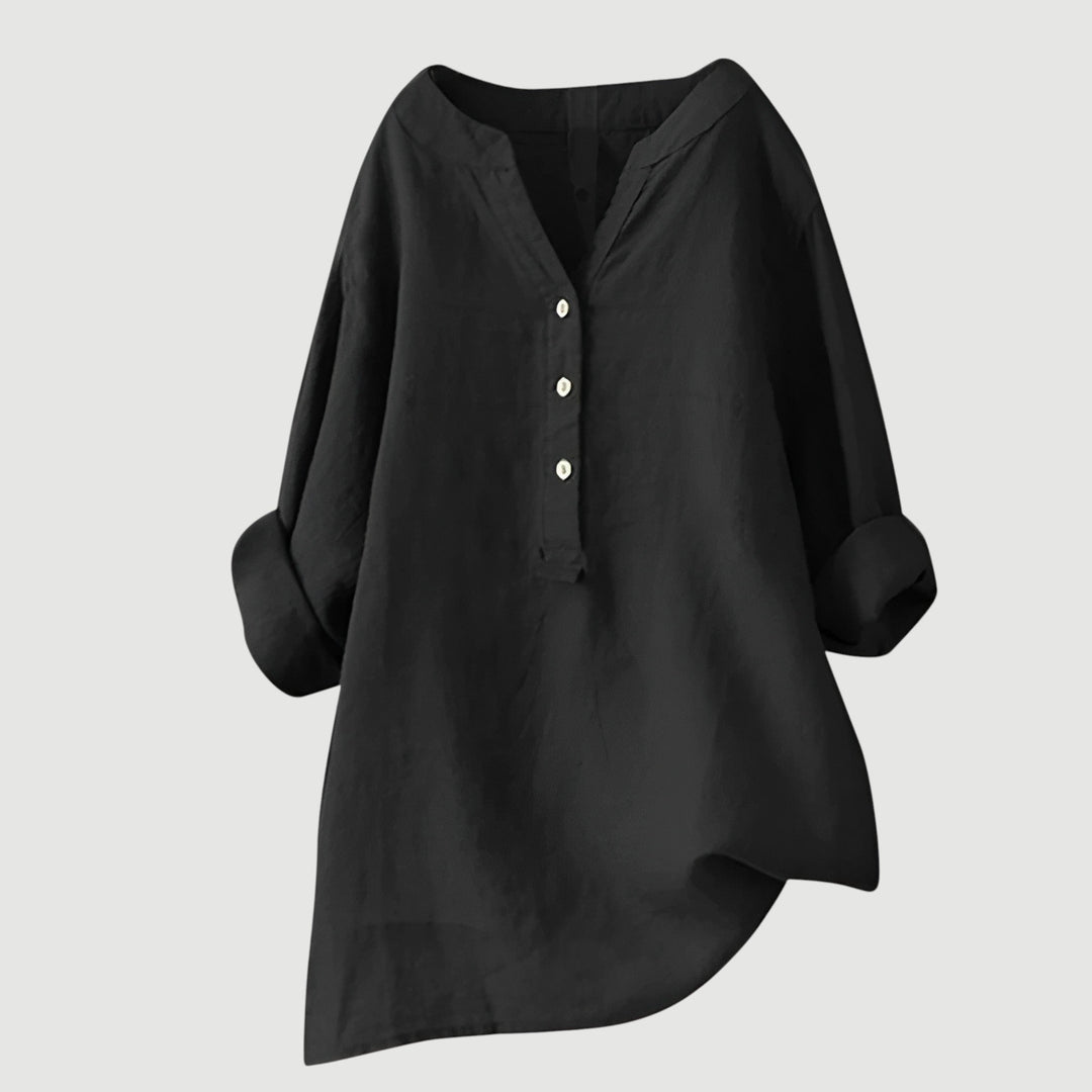 Ambra - Blusa leggera in lino