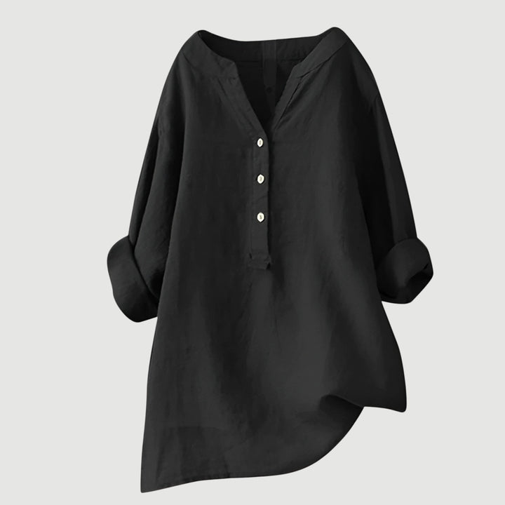 Ambra - Blusa leggera in lino