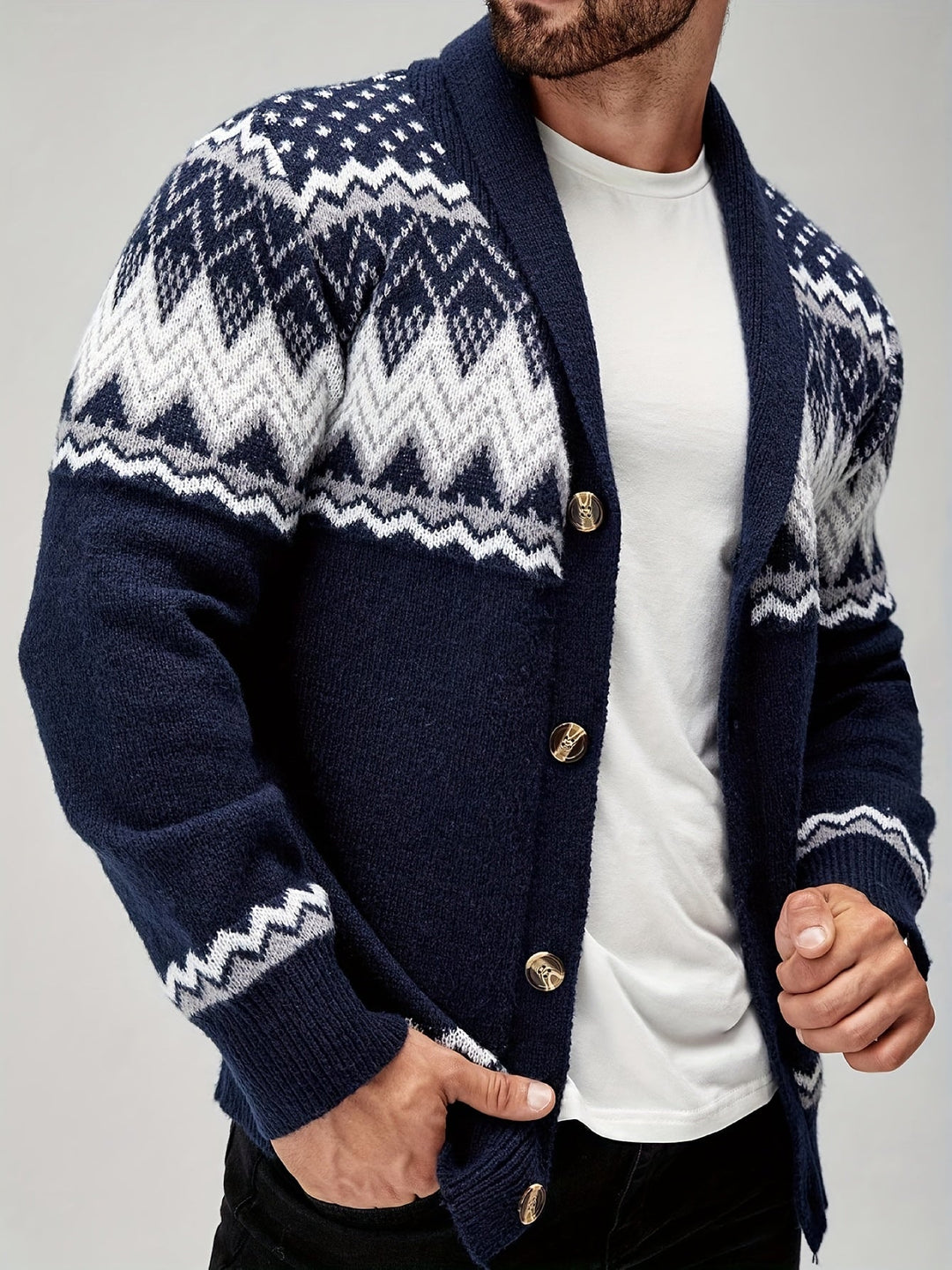 Joren - Blazer in maglia testurizzata