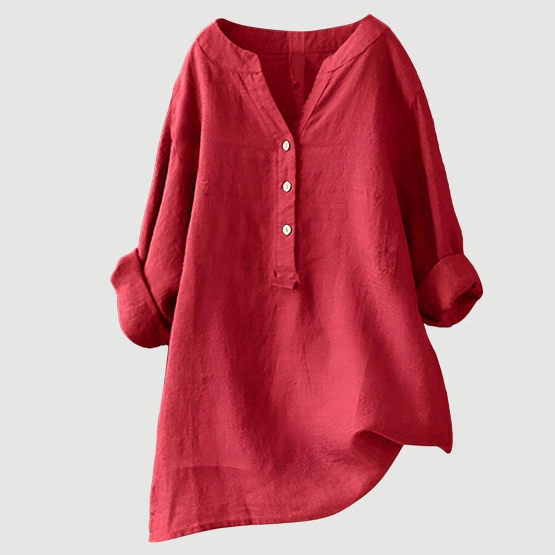 Ambra - Blusa leggera in lino