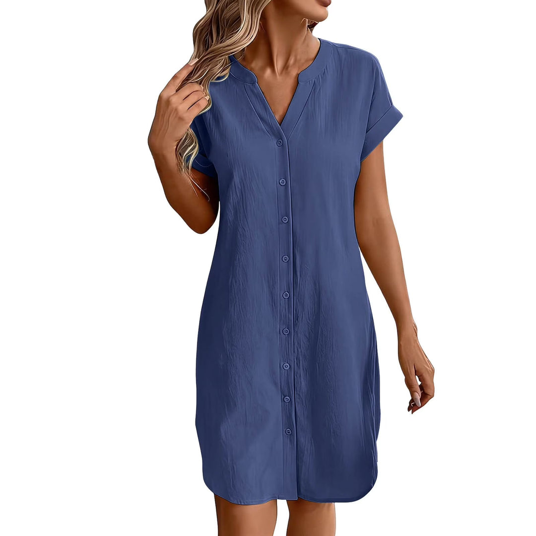 Ainslea - Abito camicia mini testurizzato
