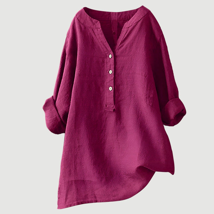 Ambra - Blusa leggera in lino