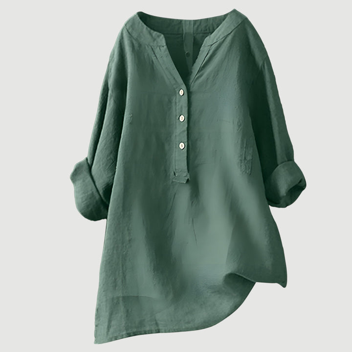 Ambra - Blusa leggera in lino