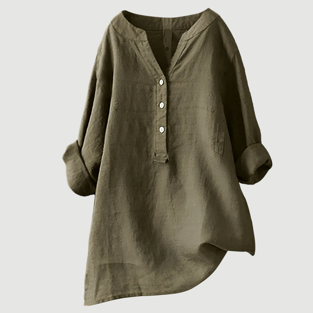 Ambra - Blusa leggera in lino