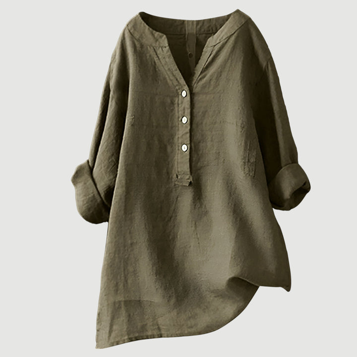 Ambra - Blusa leggera in lino