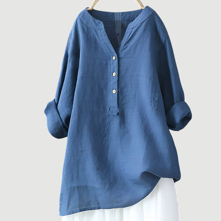 Ambra - Blusa leggera in lino