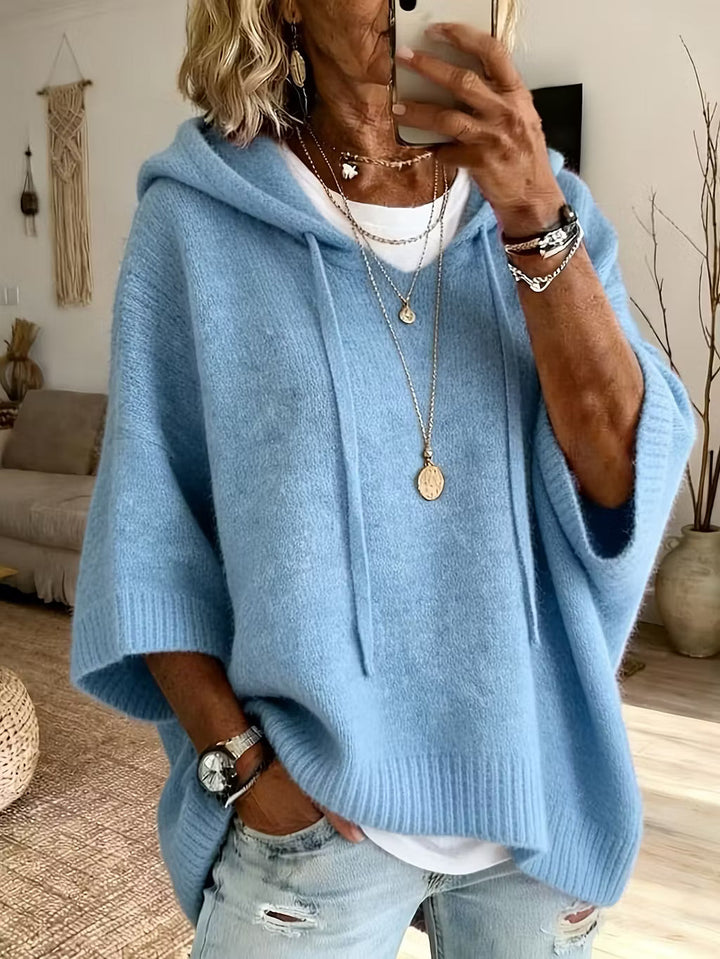 Zoralisse - Maglione con cappuccio oversize avvolgente