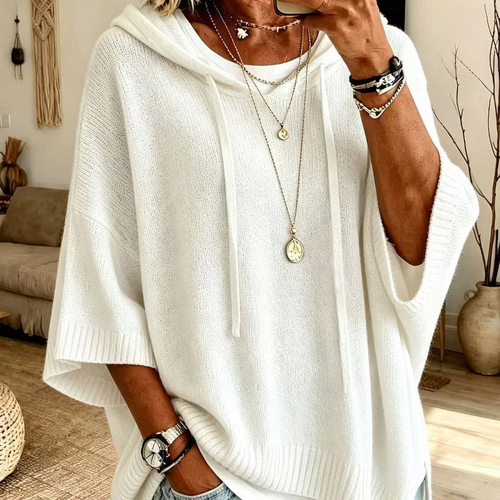 Zoralisse - Maglione con cappuccio oversize avvolgente