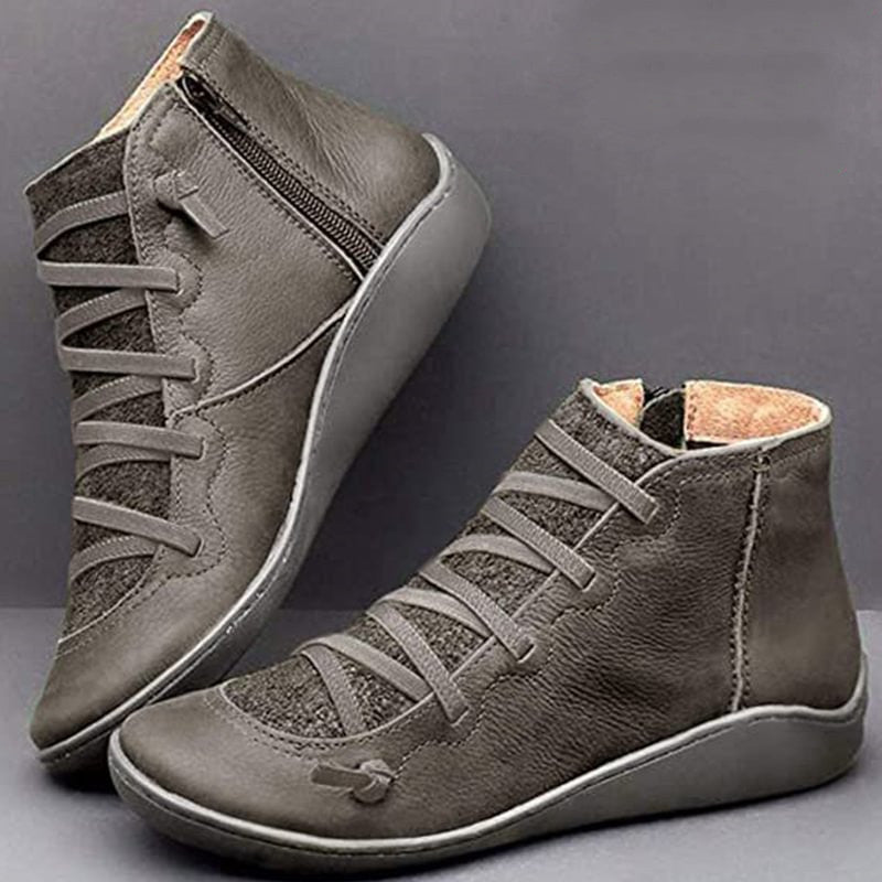Wenora - Sneakers alte con zip e lacci