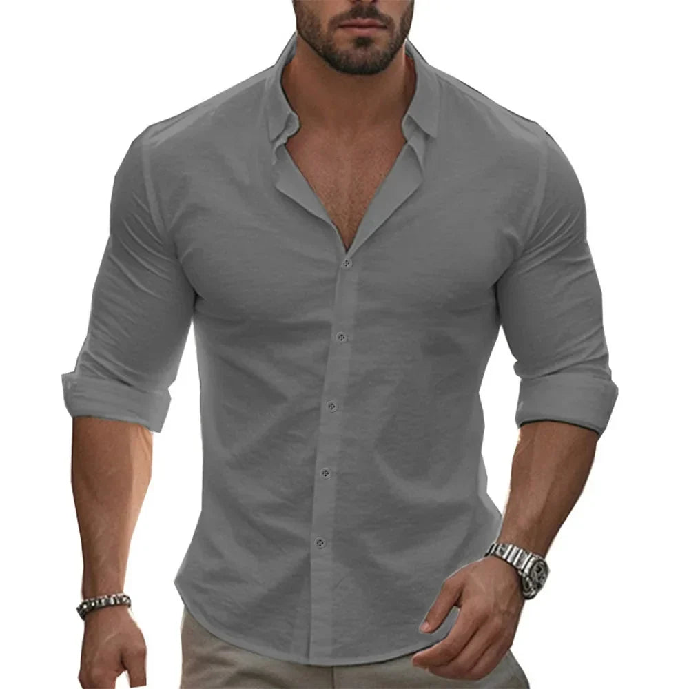 Harcroft - Camicia in lino leggero