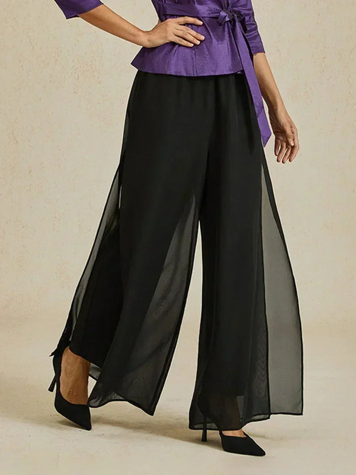 Tairess - Pantaloni a gamba larga