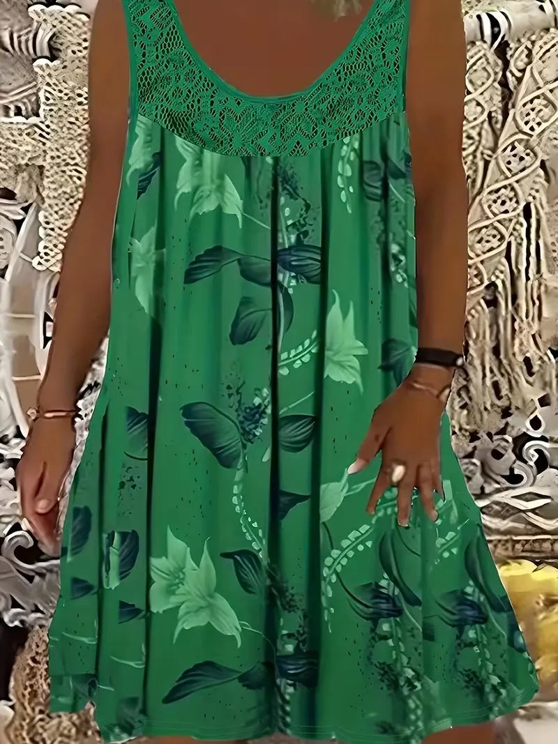 Ariadne - Abito elegante a stampa floreale