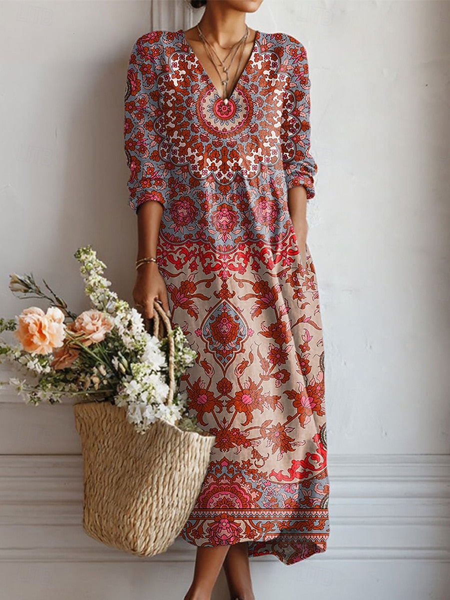 Felicity - Abito floreale soft touch