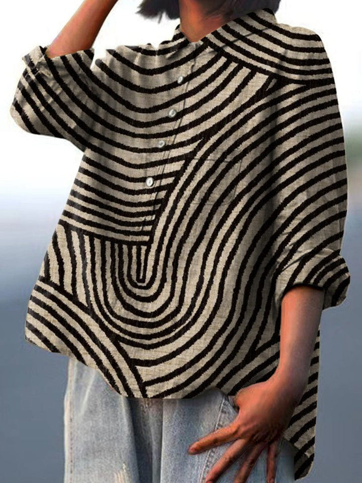 Primula - Blusa artigianale a maniche lunghe