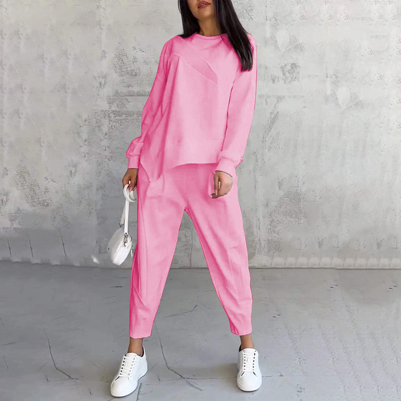 Eulavie - Completo loungewear oversize effetto soft touch