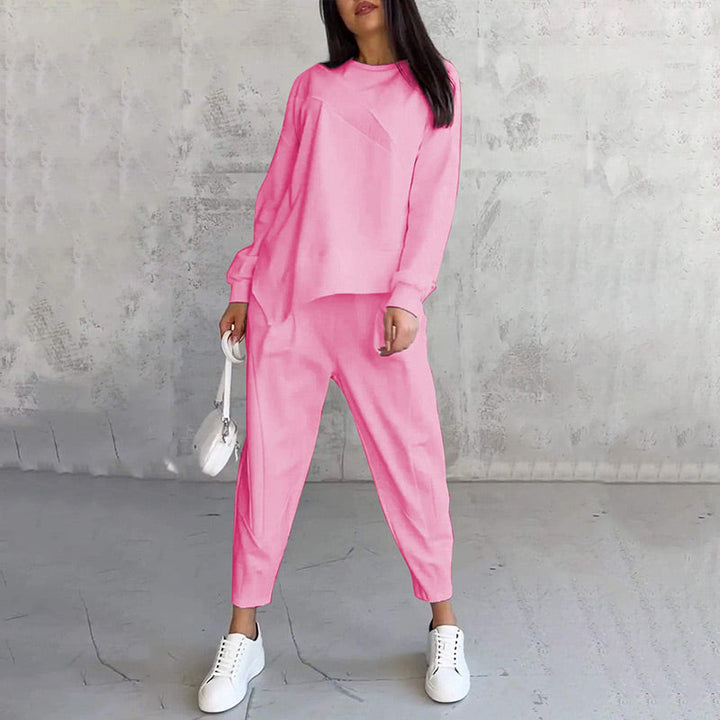 Eulavie - Completo loungewear oversize effetto soft touch