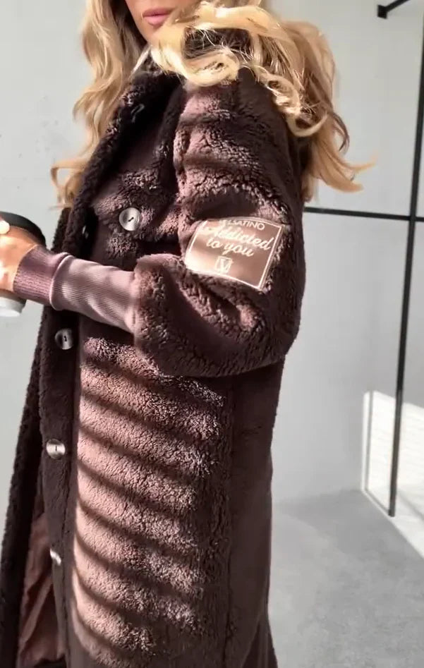 Arvessa - Cappotto Casual Elegante con Cappuccio