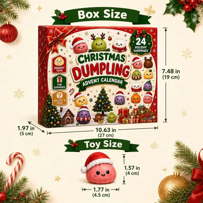 Edda - Calendario dell'Avvento con Dumpling natalizio