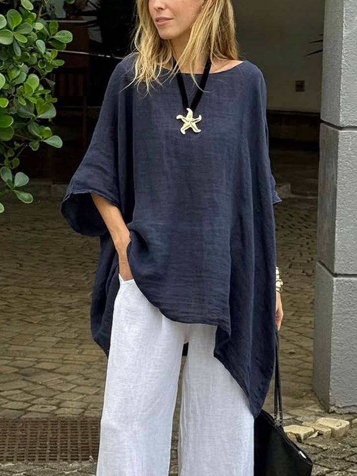 Bethany - Tunica oversize con maniche a pipistrello