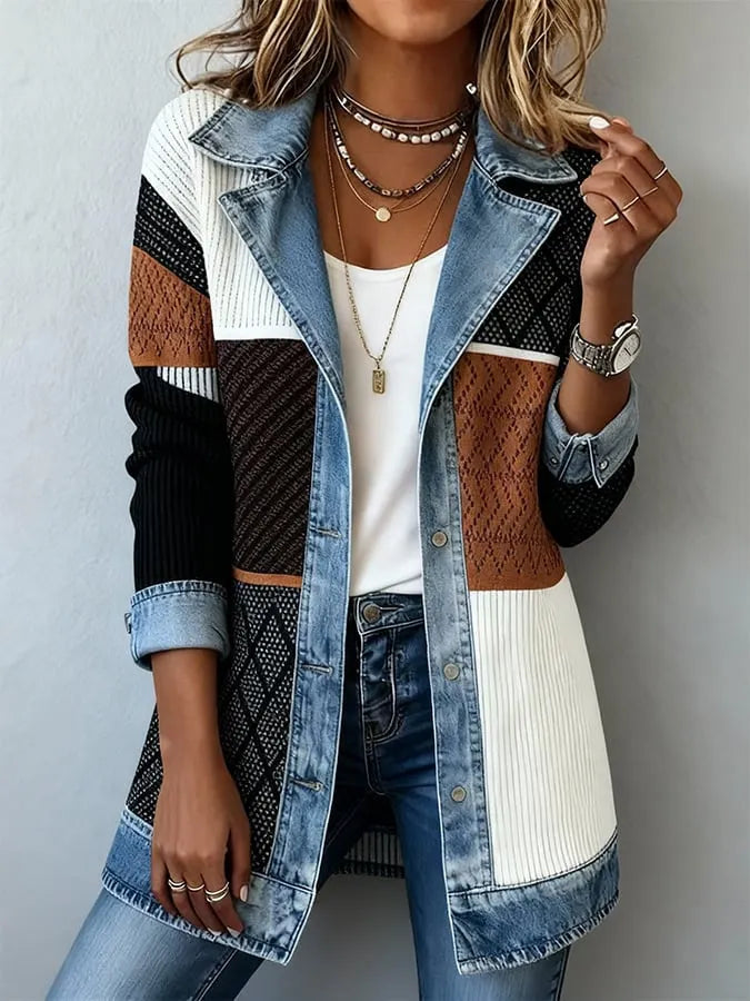 Zyrelle - Cardigan casual in maglia a bottoni