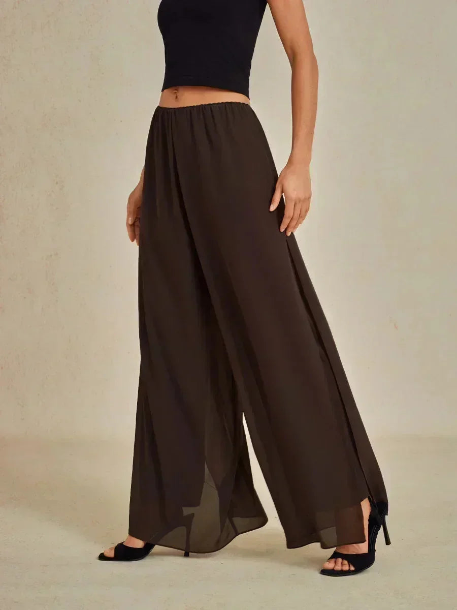 Tairess - Pantaloni a gamba larga