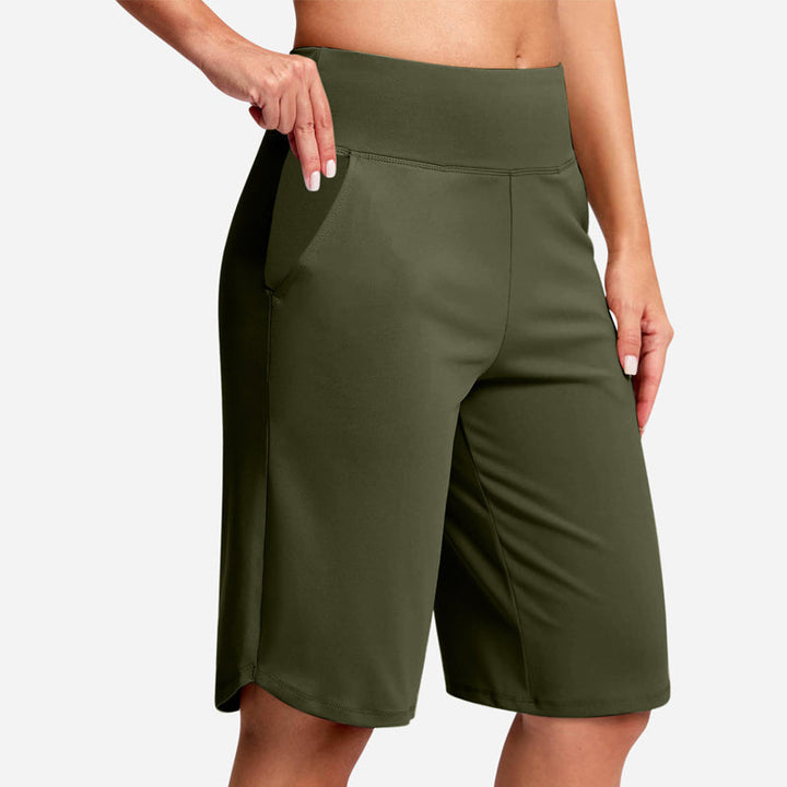 Odeliora - Bermuda a vita alta fit comfort