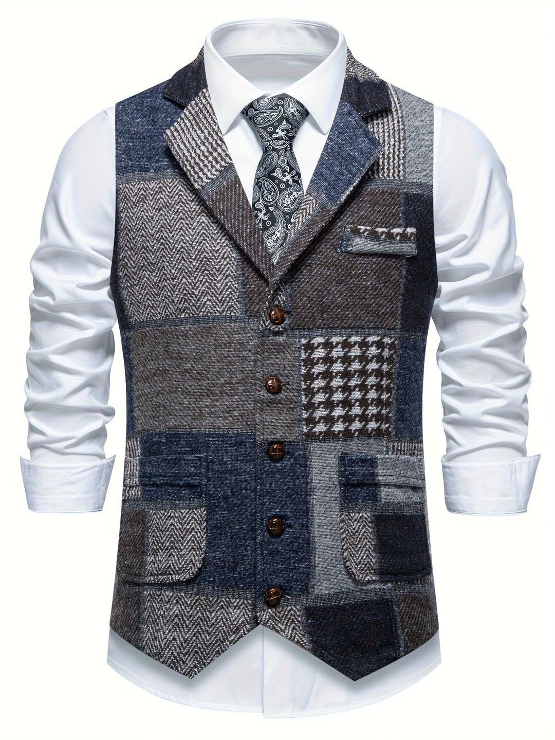 Evren - Gilet patchwork su misura