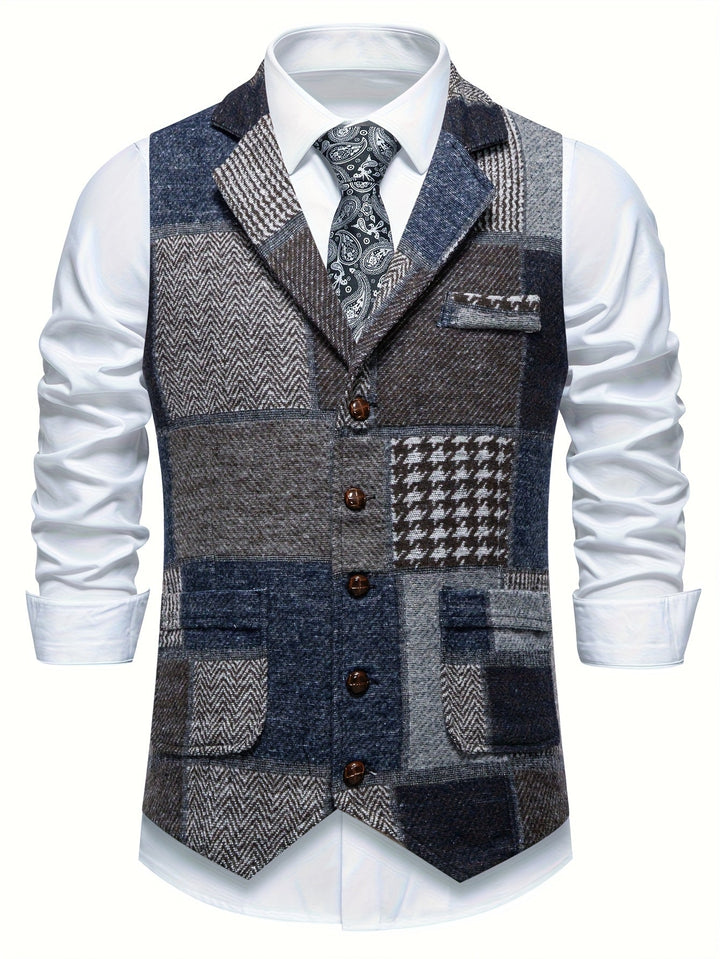 Evren - Gilet patchwork su misura