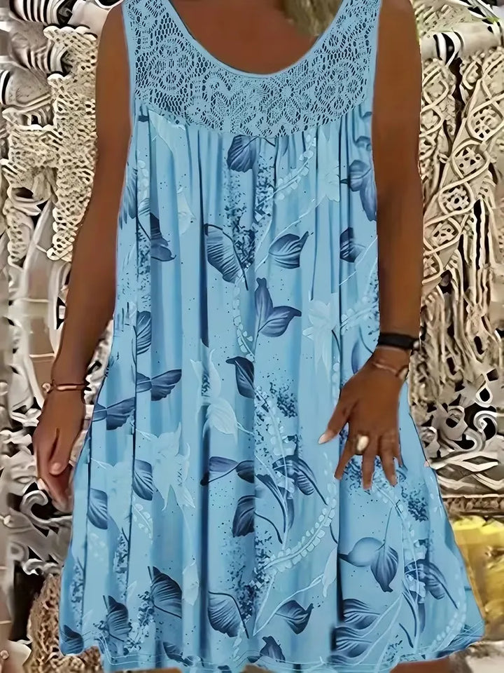 Ariadne - Abito elegante a stampa floreale