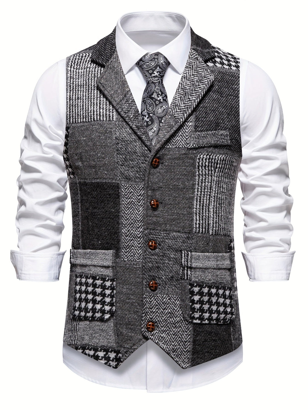 Evren - Gilet patchwork su misura