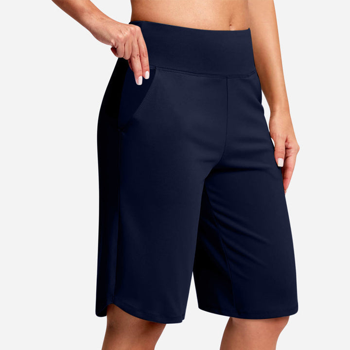 Odeliora - Bermuda a vita alta fit comfort